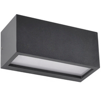 Zahradní lampa Nástěnná lampa TOKIO E27 IP54 Black GOLDLUX (Polux)