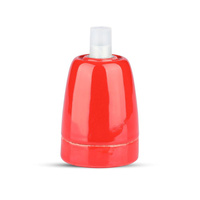 Závěsné svítidlo E27 Porcelánové stínidlo červené VT-799 V-TAC