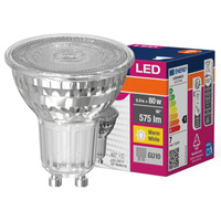LED žárovka GU10 6.9W = 80W 575lm 3000K Teplá bílá 60° OSRAM Hodnota