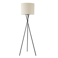 Dekorativní stojací lampa E27 béžová Tekla Sanico Goldlux