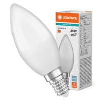 LED žárovka B37 E14 4,9W = 40W 470lm 6500K studená bílá LEDVANCE