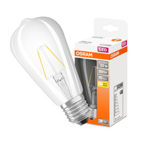 LED žárovka ST64 E27 2,5W = 25W 250lm 2700K teplá bílá 300° Retrofit Filament CLASSIC Osram