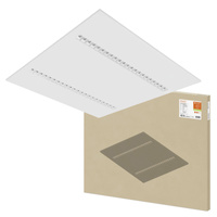 LED panel Kancelářské svítidlo Stropní svítidlo 33W 4000lm 4000K Neutrální zápustná montáž Bílá 62x62cm UGR16 IndiviLED® Ledvance
