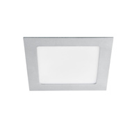 LED podhledové svítidlo KATRO DOWNLIGHT 12W 4000K 660lm IP44 Square Silver KANLUX