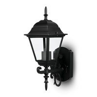 Zahradní lampa E27 Nástěnná lampa Small Matte Black VT-760 V-TAC