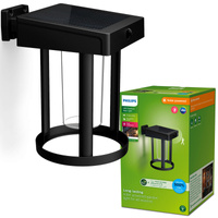 LED solární nástěnná lampa CAMILL 1,4W 3000K IP44 Soumrakový senzor PHILIPS