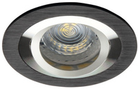LED svítidlo GU5.3 Circular Black Seidy Kanlux Bodové LED svítidlo pro zápustnou montáž