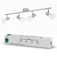 Stropní svítidlo BURLAP 4x nástěnné svítidlo E14 PHILIPS s pevným reflektorem