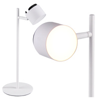 LED stolní stolní lampa 4.2W KUBIK bílá 3000K GOLDLUX (Polux)