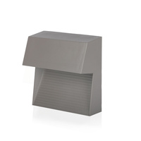 LED schodišťové svítidlo 3W 4000K čtvercové šedé krokové světlo VT-1172 V-TAC