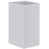 Venkovní nástěnné svítidlo shora dolů s LED 2x GU10 BOSTON GOLDLUX (Polux) ALUMINIUM White