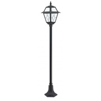 Stožár venkovní zahradní lampy LANTERN E27 Vitráž K 5002/1 N 160cm černá Su-Ma