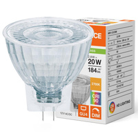 LED žárovka MR11 GU4 2,8W = 20W 184lm 2700K teplá bílá 12V FILAMENT DIAMOND LEDVANCE