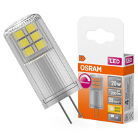 LED žárovka G4 s paticí 2W = 20W 200lm 2700K Teplá bílá 320° OSRAM Star stmívatelná