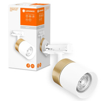 LED panel Flush Mount GU10 Spot White Gold Tracklight Spot Cylinder Gold Ledvance