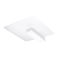 LED stropní svítidlo Plafond LAPPO 2xE27 Čtvercové svítidlo Bílé SOLLUX