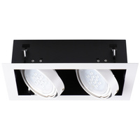 LED MATEO DWONLIGHT 2x GU10 square Movable white KANLUX