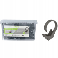 UP-22-UV Držák na popruhy pro kabely Černý 200ks ECOLIGHT