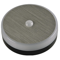 Podzemní LED lampa na baterie 1,2W 40lm 4500K neutrální 120° stříbrná Sanico Goldlux