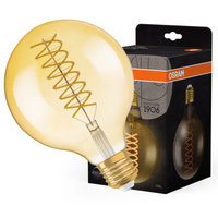 Dekorativní žárovka LED G125 Sphere E27 8,4W = 60W 806lm 2400K teplá bílá 300° Dimmable Vintage 1906 Osram