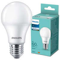 LED žárovka E27 A60 8W = 60W 806lm 4000K neutrální bílá Milky PHILIPS