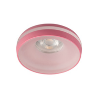 LED GU5.3 GU10 Round Pink Eliceo Kanlux Stropní bodové svítidlo pro zápustnou montáž s halogenidovou žárovkou