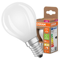 LED žárovka P45 Ball E14 2,9W = 40W 470lm 2700K Warm 300° Dimmable CLASSIC ENERGY EFFICIENCY Osram