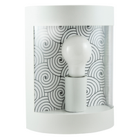 Nástěnné svítidlo venkovní zahradní nástěnné svítidlo MURET E27 GOLDLUX (Polux) bílé