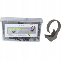 UP-30-UV držák montážního popruhu na kabely černý 150 ks ECOLIGHT