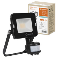 Reflektor LED 10W 1000lm 4000K IP65 Černá s pohybovým a soumrakovým senzorem LEDVANCE COMPACT V