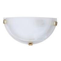 Nástěnné poloprofilové svítidlo LED E27 White Classic Alabastro 3001 Rabalux