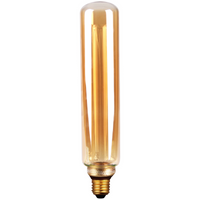 Dekorativní LED žárovka E27 T60 4W 180lm 1800lm Teplá bílá 320° DecoVintage Amber Pillar GOLDLUX (Polux)