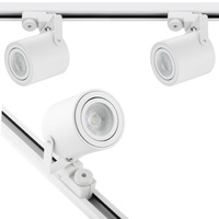 Sada osvětlovacích přípojnic 1m + 2x LED reflektor GU10 bílý matný