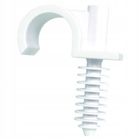 Držák pro montáž na jeden háček RING-22 White 50 ks ECOLIGHT