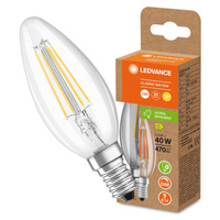 LED žárovka B35 E14 2,9W = 40W 470lm 2700K Teplá bílá FILAMENTNÍ STMÍVATELNÁ LEDVANCE