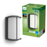 Zahradní nástěnná lampa Venkovní fasádní lampa LED 4,3 W 800 lm 2700 K IP44 Antracit Reese Ultra Efficient Philips