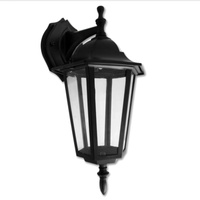Zahradní lampa Elevation Nástěnná lampa Lucerna E27 Černá VICTORIA spodní