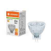 LED reflektorová žárovka GU4 MR11 1,8W = 20W 184lm 2700K Warm 36° 12V Ledvance