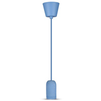 Závěsné svítidlo E27 Betonové stínidlo s modrým kabelem VT-7668 V-TAC