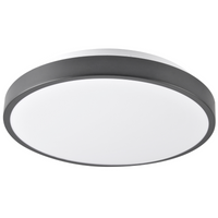 PLAFON LED stropní svítidlo černé 30cm 15W 4000K KERN GOLDLUX (Polux)