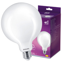 LED žárovka E27 Sphere G120 13W = 120W 2000lm 4000K Neutral FILAMENT LED Classic Philips