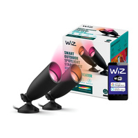 2x LED zahradní venkovní reflektor 10W RGB SMART WiFi WiZ