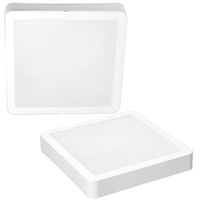 LED stropní plafon pro povrchovou montáž 18W 1800lm 4000lm neutrální 120° bílá IP40 IK03 Sigaro Kobi