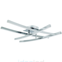 Stropní svítidlo LED Stropní lustr AUSTIN 48W 4000K Chrome