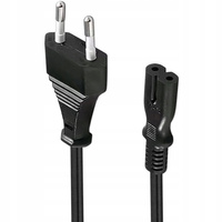 Napájecí kabel 1.5m kabel pro rádio TV napájecí adaptér CEE 7/16 - IEC 320 C7 230V VAYOX