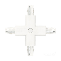 Přípojnicový spínač 3-vodičový X venkovní bílý Kobi