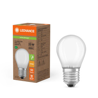 LED žárovka E27 P45 1,2W = 25W 255lm 2700K Warm 330° Ledvance