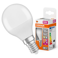 LED žárovka P47 Ball E14 4,9W = 40W 470lm 2700-4000K CCT 200° Relax Active and Sleep CLASSIC Osram
