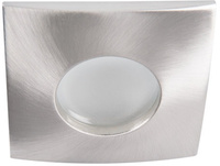 Utěsněné halogenové koupelnové stropní svítidlo QULES GU10. matný chrom Kanlux