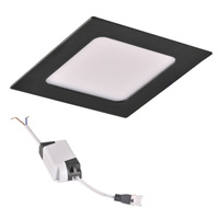 LED svítidlo pro zapuštěnou montáž 4,8W 550lm 4000K Neutrální 120° Černá RIGEL Sanico Goldlux